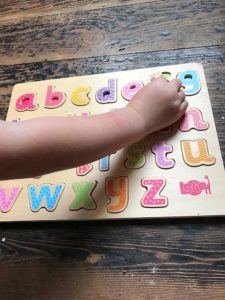 Alphabet jigsaw puzzle