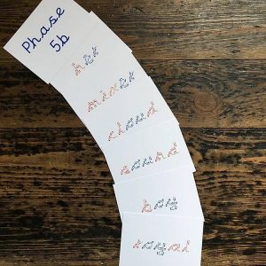 Cursive, wipe clean, phonics flash cards 2, 3a, 3b, 5a and b - Gallery 4