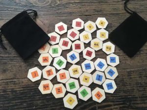 Eco friendly, wooden Letters and Sounds blending hexagons - Gallery 1