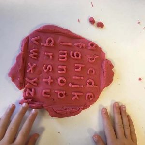Mini Silicone play dough alphabet mould - Gallery 2