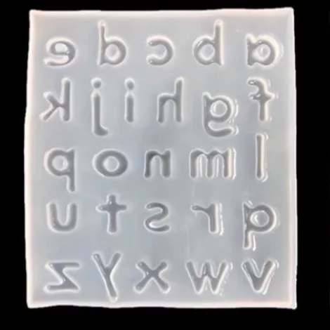 Mini Silicone play dough alphabet mould
