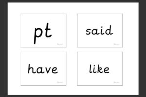 PRE CURSIVE PDF phonics keyring- phases 2-5 with common exception words - Gallery 2