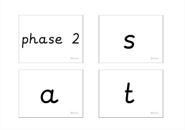 PRE CURSIVE PDF phonics keyring- phases 2-5b with common exception words