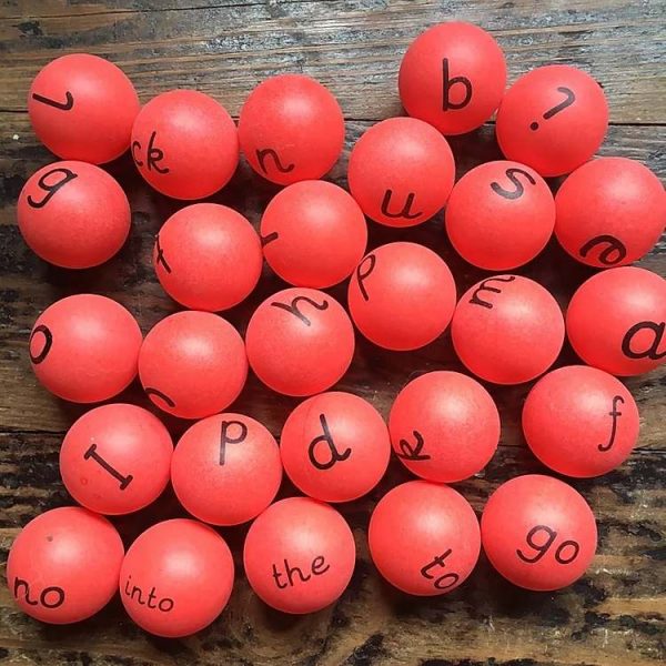 Phase 2 phonic ping pong balls for active learning