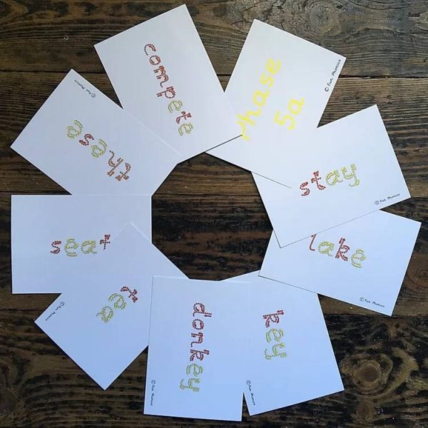 Phase 5 a and B wipe clean flash cards