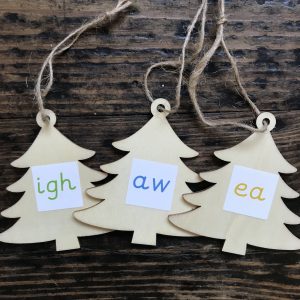 Phonic christmas decorations letters and sounds activity