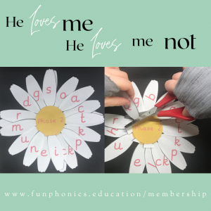 Phase 2-5 precursive phonics game, letters and sounds activity
