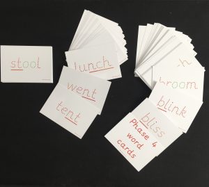 Phase 4 letters and sounds wipe clean word cards
