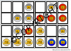 Cut out and play our fabulous Space Dominoes Game. Phase 2 is also available.