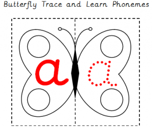 Phase 2 Butterfly trace and learn activity