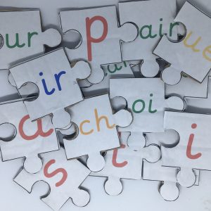 colour coded phonic puzzles