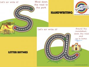 lower case letter formation rhymes