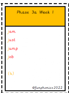 colour coded phonic puzzles