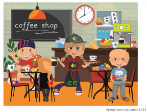 Phonics blending kit game and flash card book