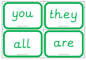 colour coded phonic puzzles