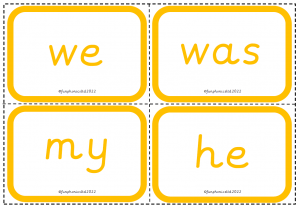 colour coded phonic puzzles