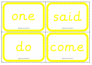 colour coded phonic puzzles