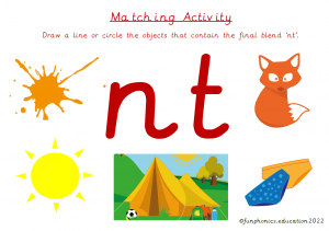 colour coded phonic puzzles