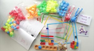 Firstly cut out the board game and leprechaun hat counters. Each child takes a hat and starts on red phase 2 Read and roll activity, the children can only move up a level to phase 3a and so on if they roll the correct grapheme on the dice. First one to the middle (gold coins) is the winner.