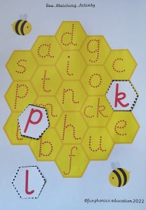 colour coded phonic puzzles