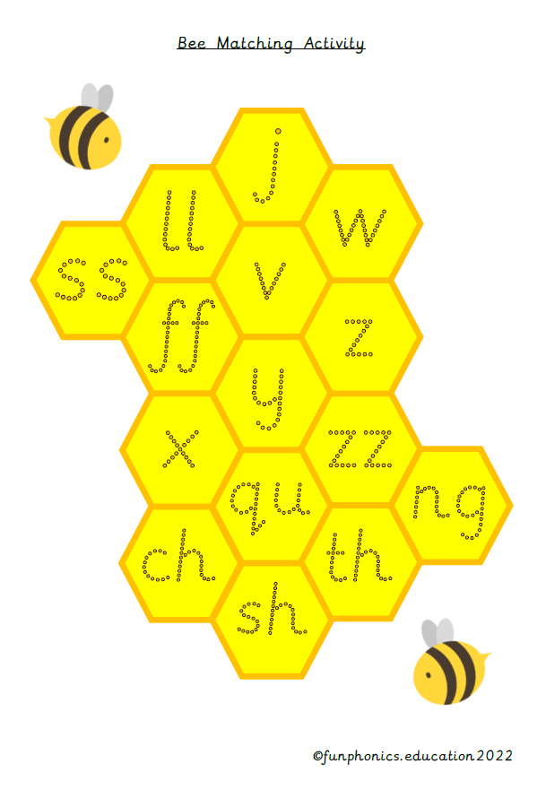 colour coded phonic puzzles